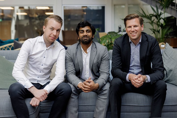 <p>Medgrundarna Daniel Jansson, Lead Developer, Mattias Weerasooriya, COO och Olle Rydqvist, medgrundare PE Accounting och Wellfish.</p>
