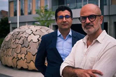 <p>Vahid Sohrabpour och Arash Fayyazi som grundat Saveggy.</p>
