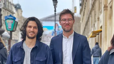 <p>Nicolas Piffeteau, FR Operations Manager på &Repeat och Tor Espen Steinvik, vd på &Repeat</p>
