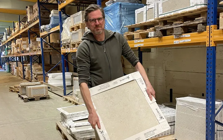 <p>Per Österberg på Kakel & Design.</p>
