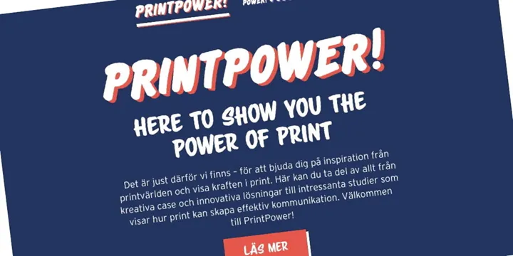 <p>Kampanjen Printpower har fått en sajt.</p>
