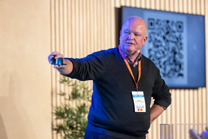 <p>Mats Rönne på Grafkoms event Print Next i oktober.</p>
