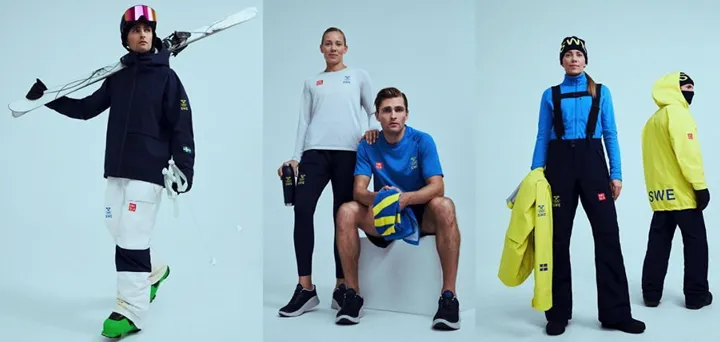 <p>Delar av kollektionen till svenska OS-truppen i Peking som Uniqlo tagit fram.</p>
