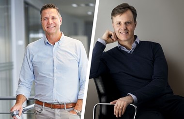 <p>Rikard Ahlin som är vd på Ettiketto och Nicklas Margård, affärsområdeschef Industri på Volati.</p>
