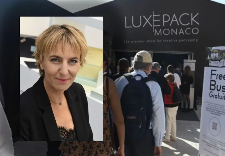 <p>Fabienne Germond på Luxepack Monaco.</p>

