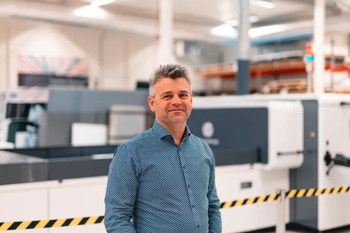 <p>Jona Helke är vd på Storbildsbolaget som nu ska effektivisera flödet i tryckeriet.</p>
