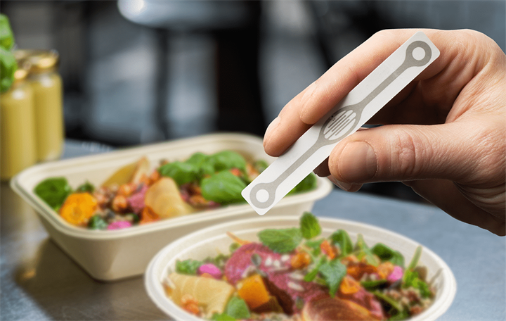 <p>återvinningsbar RFID-tagg.</p>
