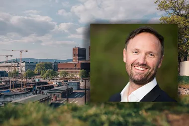 <p>En mycket glad Kjetil Amundsen.</p>
