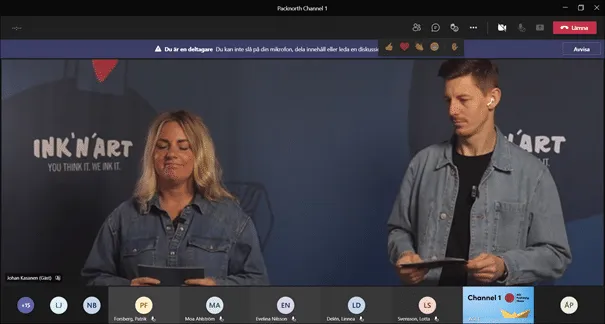 <p>Ink n Art presenterade sitt erbjudande för mässbesökarna.</p>
