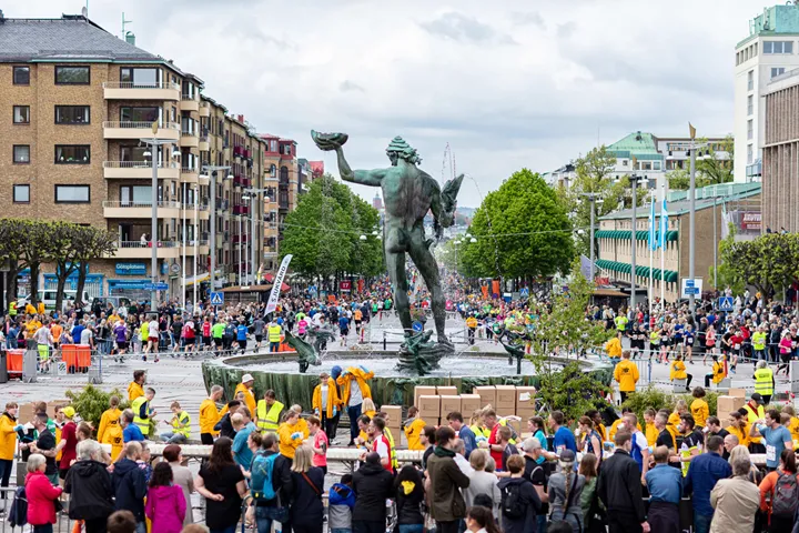 <p>Götaplatsen i Göteborg.</p>
