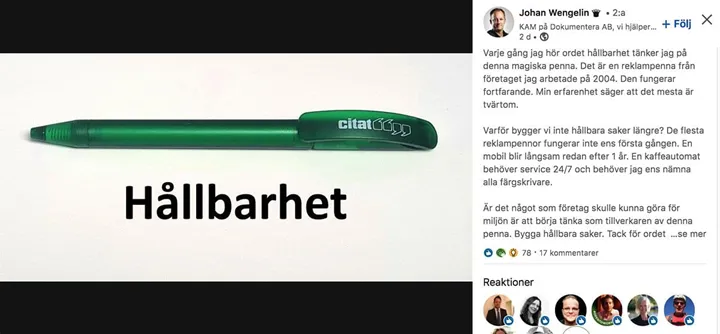<p>Bild: Linkedin.</p>
