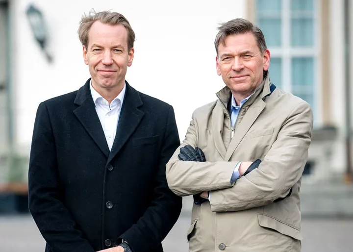 <p>Anders Eriksson, Bonnier News och Raoul Grünthal, Schibsted.</p>
