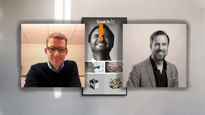 <p>Patrik Kornerup på Eskils Tryckeri och Anders Hansson på Visual Art.</p>
