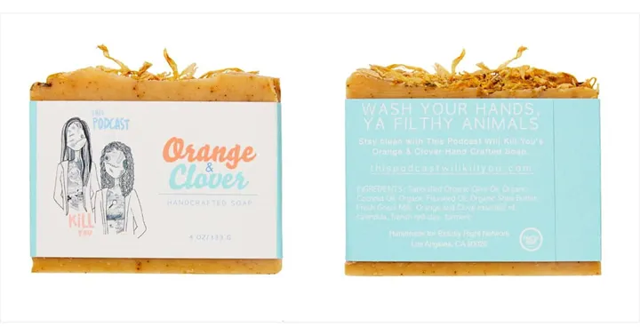 <p>Om du har en podd som handlar om epidemier, vad passar på bättre än att ta fram en egen tvål? </p>
