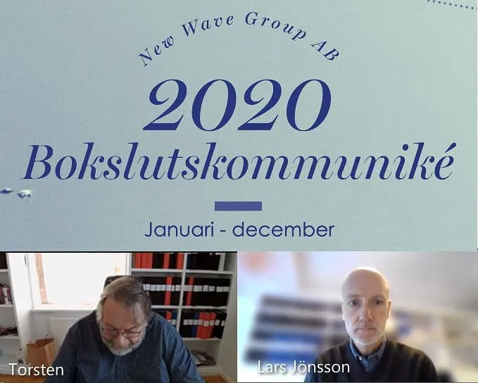 <p>Torsten Jansson och parhästen tillika CFO Lars Jönsson håller sin första digitala bokslutskommuniké.</p>
