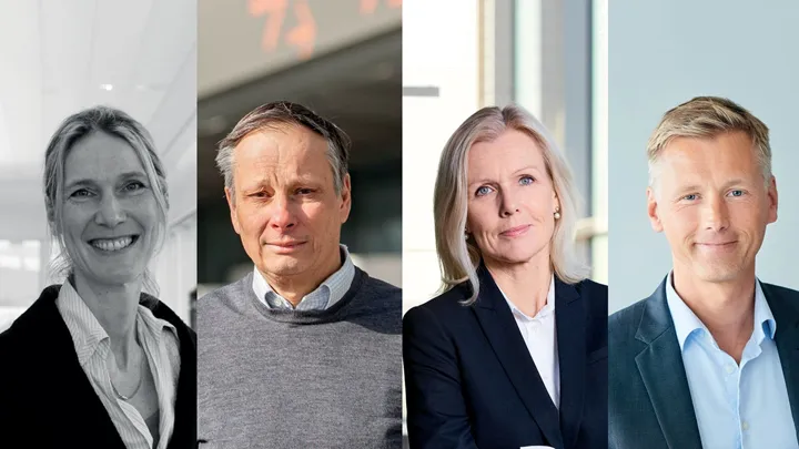 <p>?Lotta Frenssen vd Elmia AB, ?Christian Clemens vd Stockholmsmässan, ??Carin Kindbom vd och koncernchef Svenska Mässan Gothia Towers, ?Joachim Warnberg vd Easyfairs Nordic</p>
