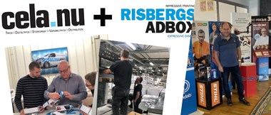 <p>Mats Wall (t.v.) är vd och ägare på RisbergsAdbox som tillsammans med Cela skapar en helt ny grafisk aktör i Västsverige.</p>
