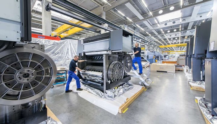 <p>Tillverkningen av de allra största offsetpressarna avslutas.</p>
