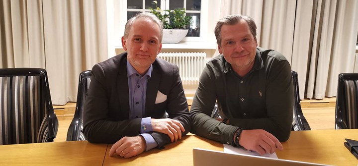 <p>Niklas Enmark och Tommy Hedlund på Momentum Group.</p>
