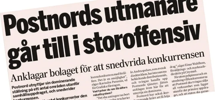 <p>Dagens Industri den 13 juni 2019.</p>

