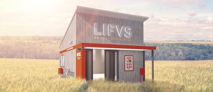 <p>Obemannad butik på landsbygden.</p>
