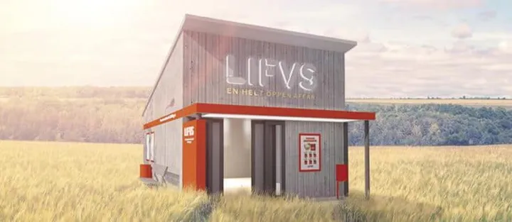 <p>Obemannad butik på landsbygden.</p>
