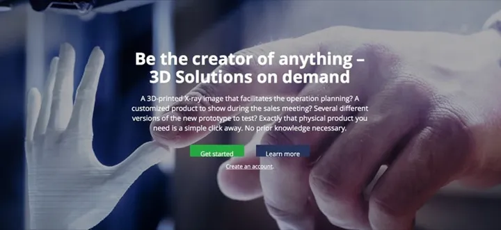 <p>Postnord Strålfors nya 3D-printportal på 3d.postnordstralfors.com.</p>
