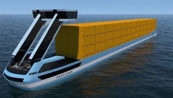 <p>Lastfartyg som inte ger ifrån sig några utsläpp. Källa: The Loadstar</p>
