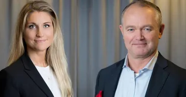 <p>Mia Åslander är marknadschef och Erik Asker är talesperson för nya Gibon-gruppen. (Bild: Gibon)</p>
