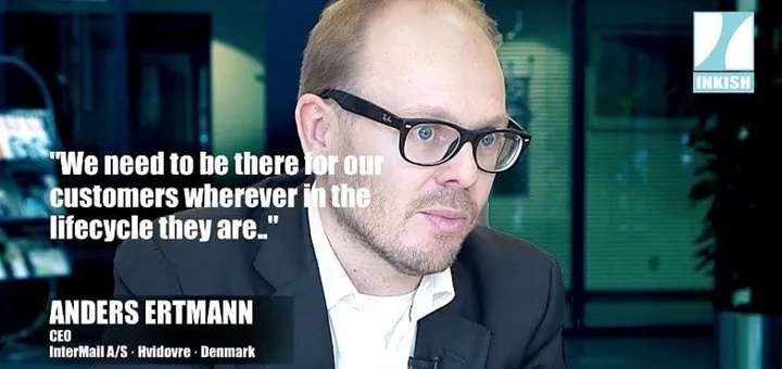 <p>Anders Ertmann är vd för Intermail sedan i somras. Nu berättar han om framtidsplanerna och varför han tycker Intermails marknadsandel är ”orättvis”. (Bild: Inkish.tv)</p>
