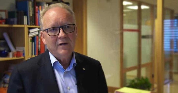 <p>Håvard Grjotheim lämnar ordförandeklubban i Scandbook – blir koncernchef. (Bild: Inkish.tv)</p>
