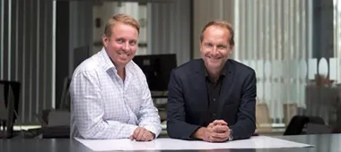 <p>Billes Tryckeri köper Zetterqvist tryckeri. Från vänster: Niklas Bille, vd Billes Tryckeri, Thomas Molin, vd Zetterqvist tryckeri. </p>
