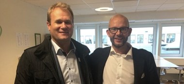 <p>Hans Öberg och Karl Rise från Primotek.</p>
