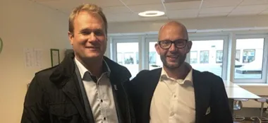 <p>Hans Öberg och Karl Rise från Primotek.</p>
