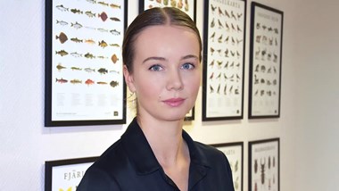 Pressbild. Ebba Ingvarsson pa° Lessebo Paper.