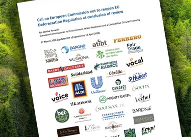 Letter EUDR