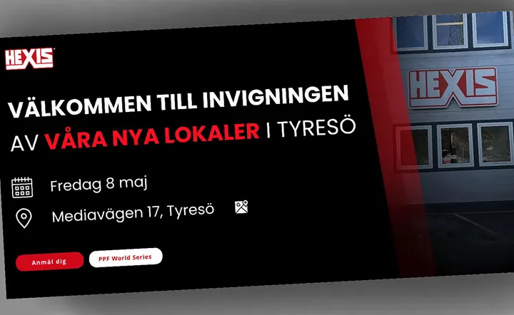 Hexis invigning